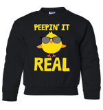 PEEPIN IT REAL SWEATSHIRT FOR KIDS - Soft, Relaxed & Durable