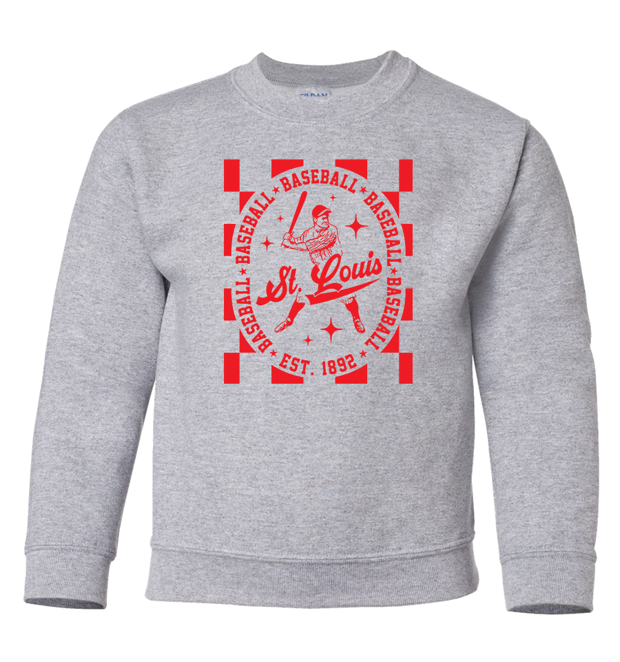BASEBALL SWEATSHIRT FOR KIDS - Soft, Relaxed & Durable